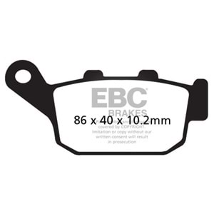 EBC SFA140HH Sinterli Balata Arka Honda Foresight 250 00-05